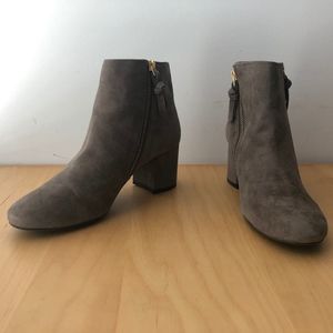Cole Haan Suede Ankle Boots (fits like a 6)